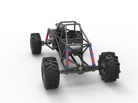 Mud dragster Base Version 2 Scale 1 to 25 Modèles 3D en vedette