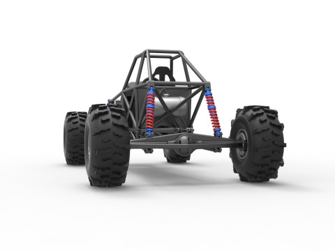 Mud dragster Base Version 2 Scale 1 to 25 Modèles 3D en vedette