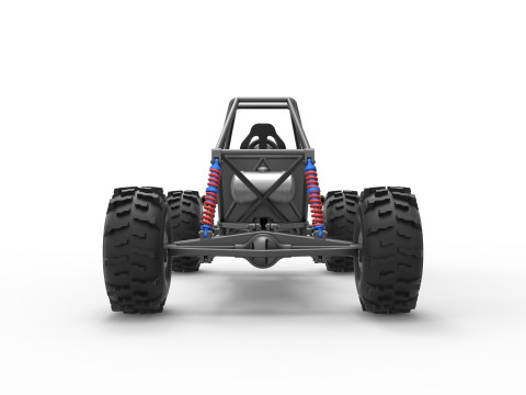 Mud dragster Base Version 2 Scale 1 to 25 Modèles 3D en vedette