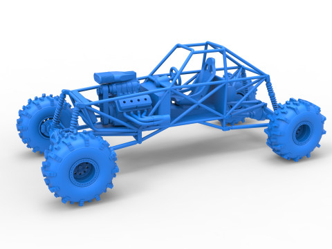Mud dragster Base Version 2 Scale 1 to 25 Modèles 3D en vedette