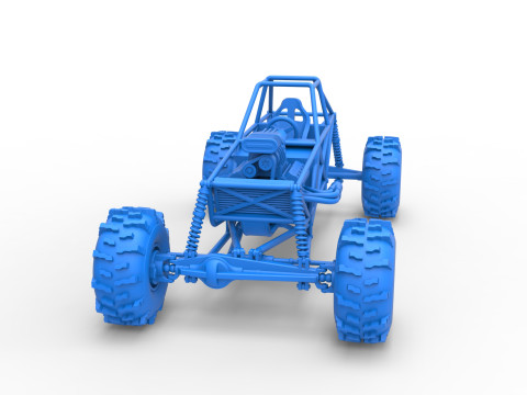 Mud dragster Base Version 2 Scale 1 to 25 Modèles 3D en vedette