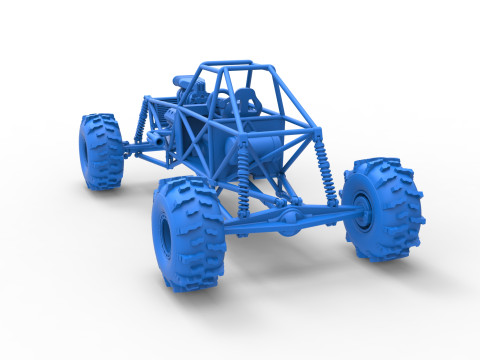 Mud dragster Base Version 2 Scale 1 to 25 Modèles 3D en vedette