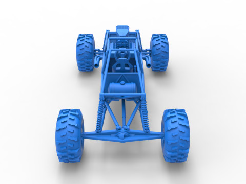 Mud dragster Base Version 2 Scale 1 to 25 Modèles 3D en vedette
