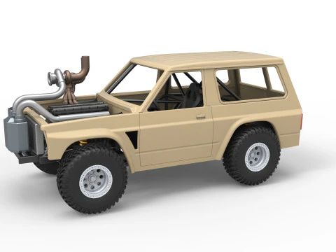 Uphill Sand Racing Dragster Scale 1 to 25 3D Print Model