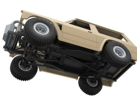 Uphill Sand Racing Dragster Scale 1 to 25 3D Print Model