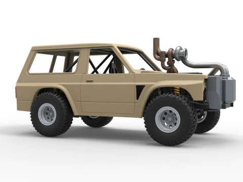 Uphill Sand Racing Dragster Scale 1 to 25 3D Print Model