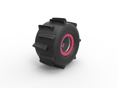 Wheel of Formula off road Version 2 Scale 1 to 25 3D Принт Модель