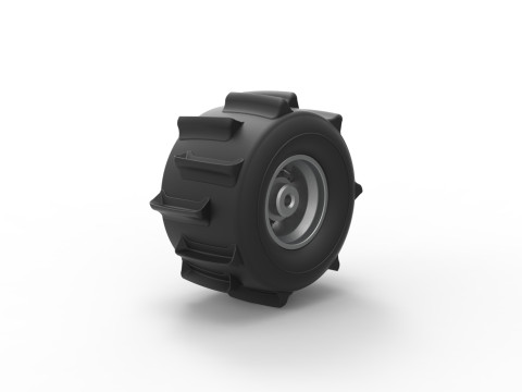 Wheel of Formula off road Version 2 Scale 1 to 25 3D Принт Модель