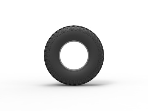 Tire of Uphill Sand Racing Dragster Scale 1 to 25 3Dプリントモデル