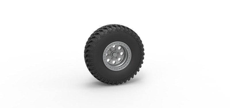 Wheel of Uphill Sand Racing Dragster Scale 1 to 25 3D Принт Модель .c4d .max .obj .3ds .fbx .stl .blend 