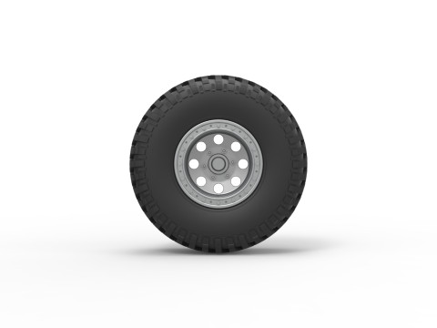 Wheel of Uphill Sand Racing Dragster Scale 1 to 25 3D Принт Модель