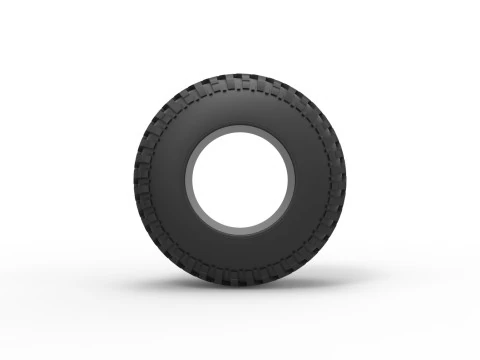 Offroad tire 133 Scale 1 to 25 3D Print Model
