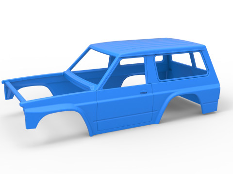 Shell of Uphill Sand Racing Dragster Scale 1 to 25 3D-Druckmodell