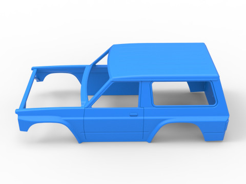 Shell of Uphill Sand Racing Dragster Scale 1 to 25 Modèles 3D en vedette