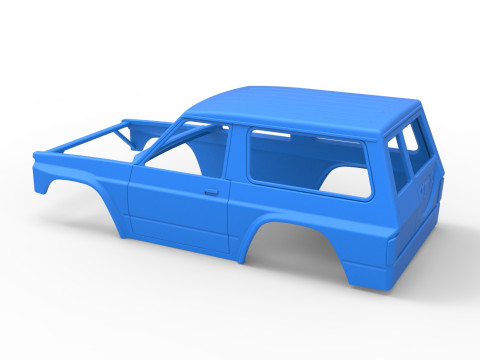 Shell of Uphill Sand Racing Dragster Scale 1 to 25 Modèles 3D en vedette