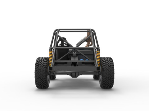 Uphill Sand Racing Dragster Base Scale 1 to 25 3D प्रिंट मॉडल