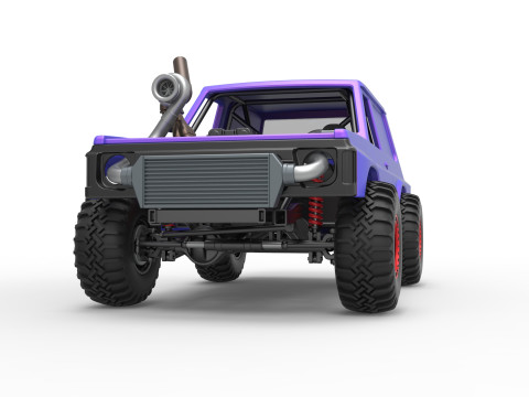 Uphill Sand Racing Dragster Version 2 Scale 1 to 25 Modello di stampa 3D