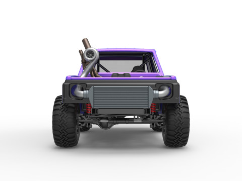 Uphill Sand Racing Dragster Version 2 Scale 1 to 25 Modello di stampa 3D