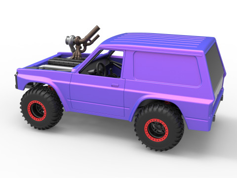 Uphill Sand Racing Dragster Version 2 Scale 1 to 25 Modello di stampa 3D