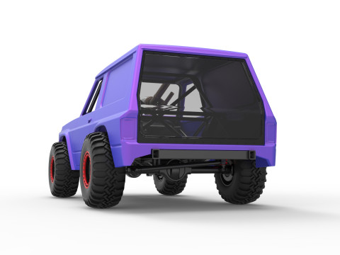 Uphill Sand Racing Dragster Version 2 Scale 1 to 25 Modello di stampa 3D
