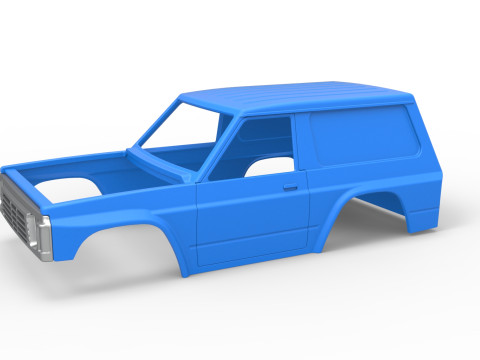 Shell of Uphill Sand Racing Dragster Version 2 Scale 1 to 25 3D Print Model