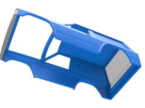 Shell of Uphill Sand Racing Dragster Version 2 Scale 1 to 25 Modèles 3D en vedette