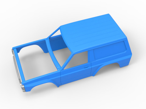 Shell of Uphill Sand Racing Dragster Version 2 Scale 1 to 25 Modèles 3D en vedette