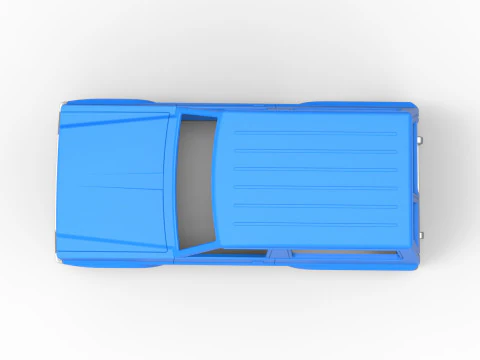 Shell of vintage SUV Scale 1 to 25 3D Print Model