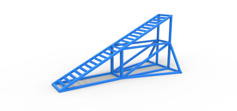 RTI Ramp for RC cars Scale 1 to 10 3D Print Model .c4d .max .obj .3ds .fbx .stl .blend 