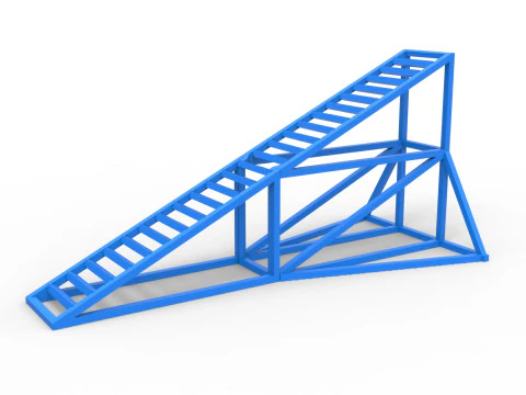 RTI-Rampe f&uuml;r RC-Cars im Ma&szlig;stab 1 bis 10 3D Druckmodell