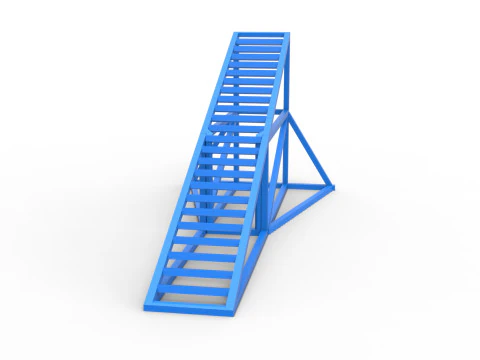 RTI Ramp for RC cars Scale 1 to 10 3D Print Model