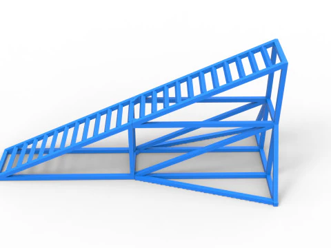 RTI Ramp for RC cars Scale 1 to 10 3D Print Model