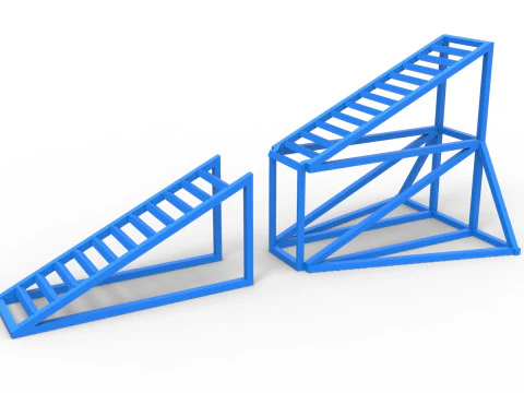 RTI Ramp for RC cars Scale 1 to 10 3D Print Model