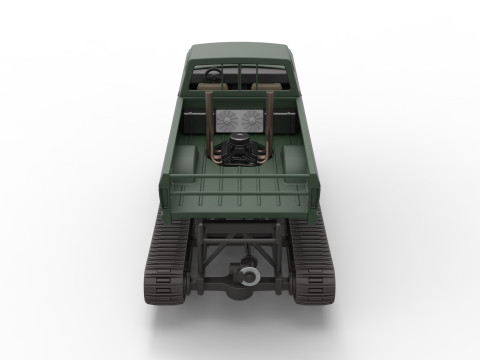 Redneck Rave Mud truck on tracks Scale 1 to 25 Model do druku 3D