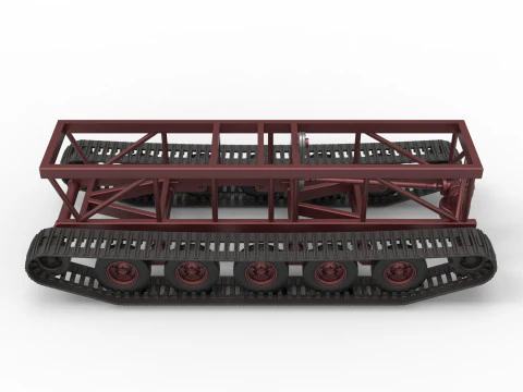 Chassi do caminh&atilde;o Redneck Rave Mud nas pistas Escala 1 a 25 Modelo de Impressão 3D