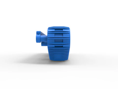 Track of Redneck Rave Mud truck on tracks Scale 1 to 25 3D Print Model