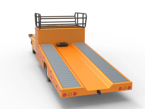 Vintage Transporter truck for Race car Scale 1 to 25 3D Print Model