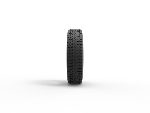 Tire of Pickup Truck Scale 1 to 25 3D 프린트 모델