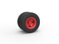 Rear wheel of Pickup Truck Scale 1 to 25 Modèles 3D en vedette
