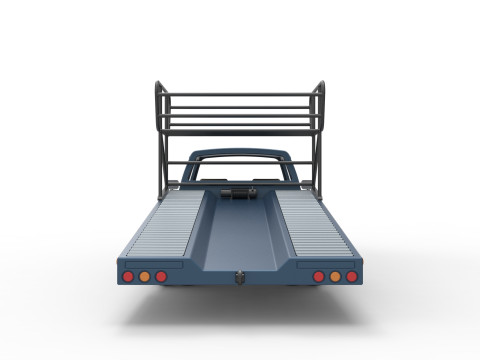 Vintage Transporter truck for Race car Version 2 Scale 1 to 25 3D 프린트 모델