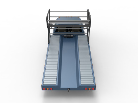 Vintage Transporter truck for Race car Version 2 Scale 1 to 25 3D 프린트 모델