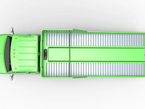 Vintage Transporter truck for Race car Version 3 Scale 1 to 25 3D Print Model