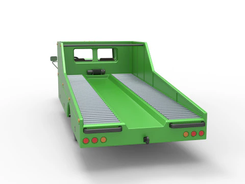 Vintage Transporter truck for Race car Version 3 Scale 1 to 25 3D Print Model