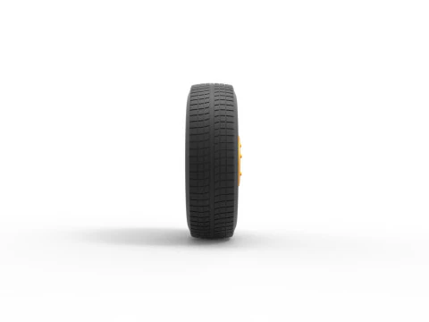Car wheel 10 Scale 1 to 25 3D Print Model