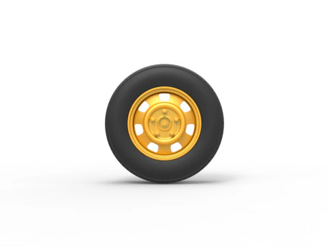 Car wheel 10 Scale 1 to 25 3D Print Model