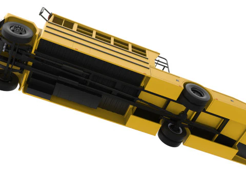 Vintage Transporter truck for Race car Version 5 Scale 1 to 25 3D Print Model