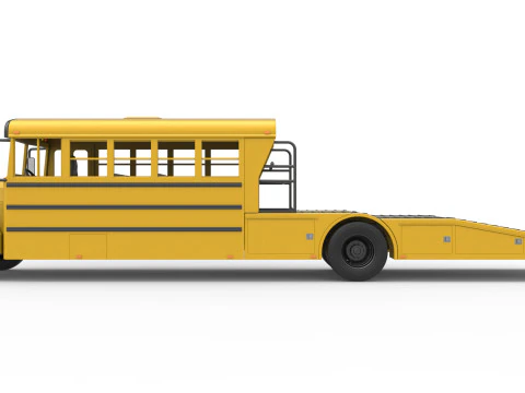 Vintage Transporter truck for Race car Version 5 Scale 1 to 25 3D Print Model