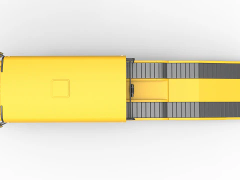 Vintage Transporter truck for Race car Version 5 Scale 1 to 25 3D Print Model