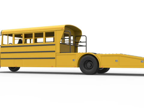 Vintage Transporter truck for Race car Version 5 Scale 1 to 25 3D Print Model