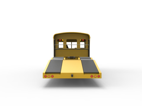 Vintage Transporter truck for Race car Version 5 Scale 1 to 25 3D Print Model